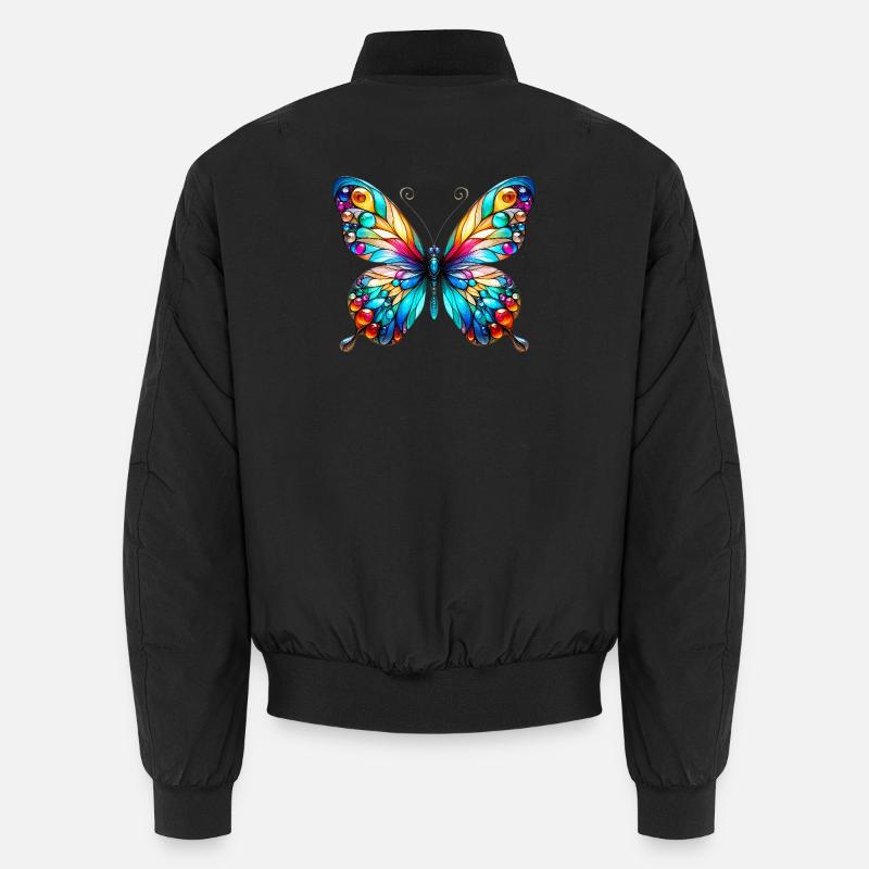 Schmetterling Unisex Bomberjacke