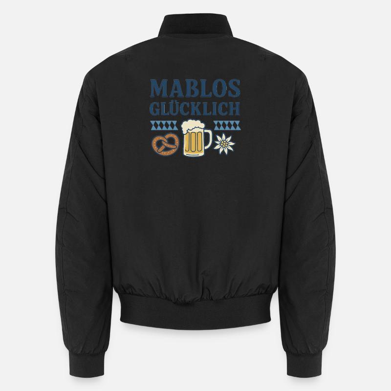 Maßlos Glücklich - Unisex Bomberjacke - Schwarz