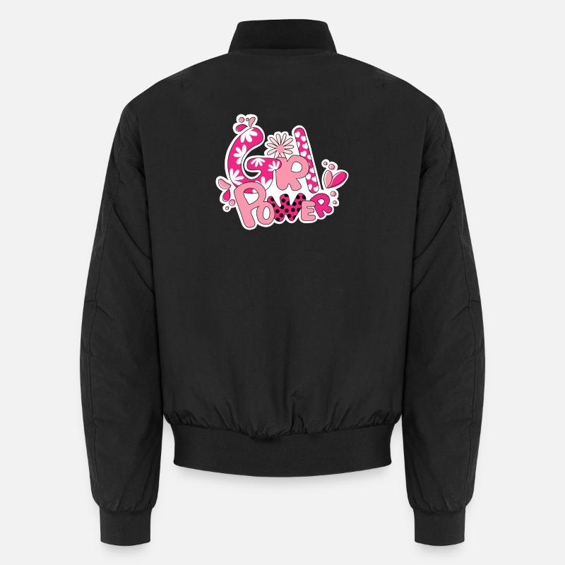 Mädchen-Flower-Power Unisex Bomberjacke
