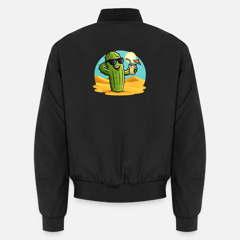 Kaktus Sommer Unisex Bomberjacke