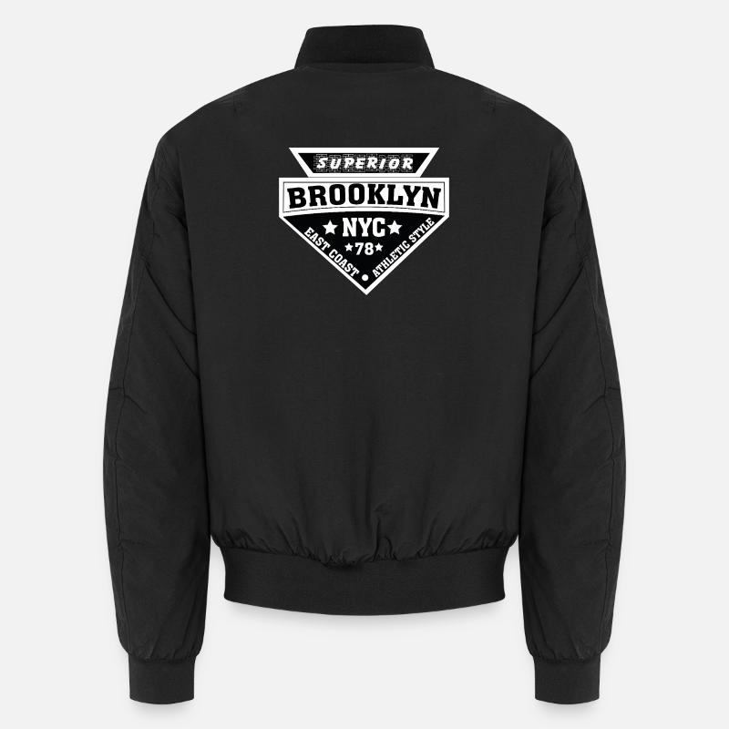 Brooklyn NYC Athletic Shield Unisex Bomber Jacket