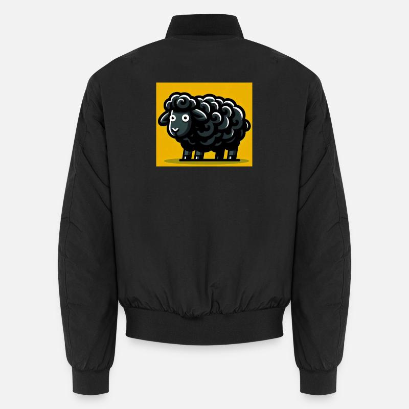 Schwarzes Schaf Unisex Bomberjacke