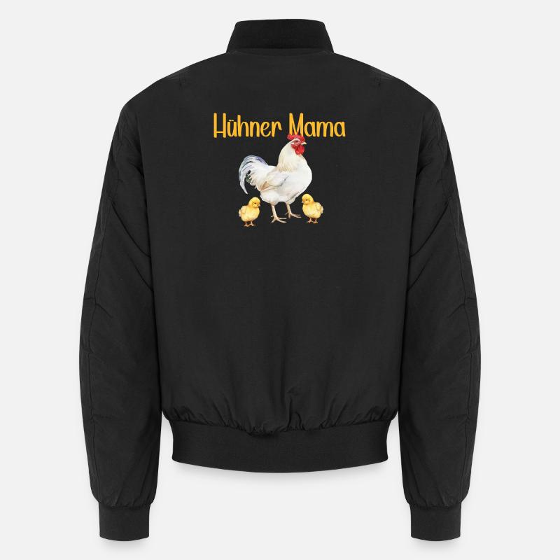 Hühner Mama Muttertag Mutterschaft Mama Elternteil Unisex Bomberjacke