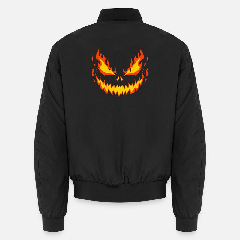 Inferno Skull Grin Unisex Bomber Jacket