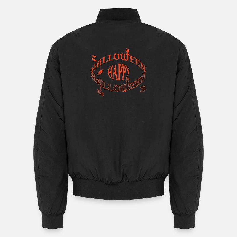 Halloween Eye Glyph - Unisex Bomber Jacket - black