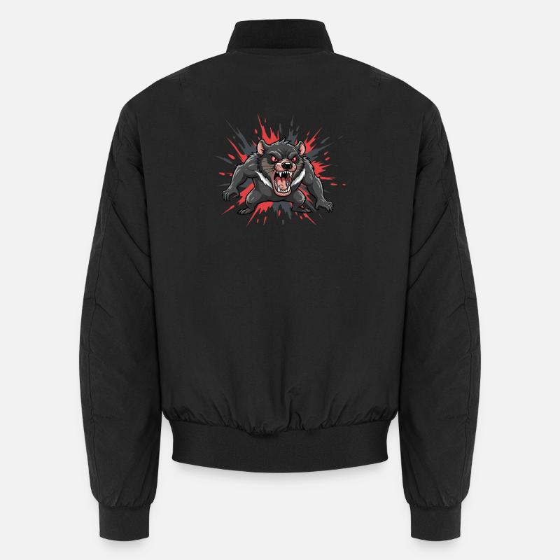 Tasmanian devil in comic style Unisex Bomber Jacket