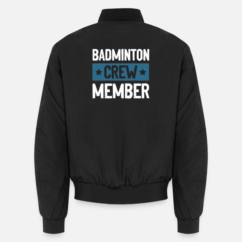 Équipe de badminton - Bomber unisexe - noir