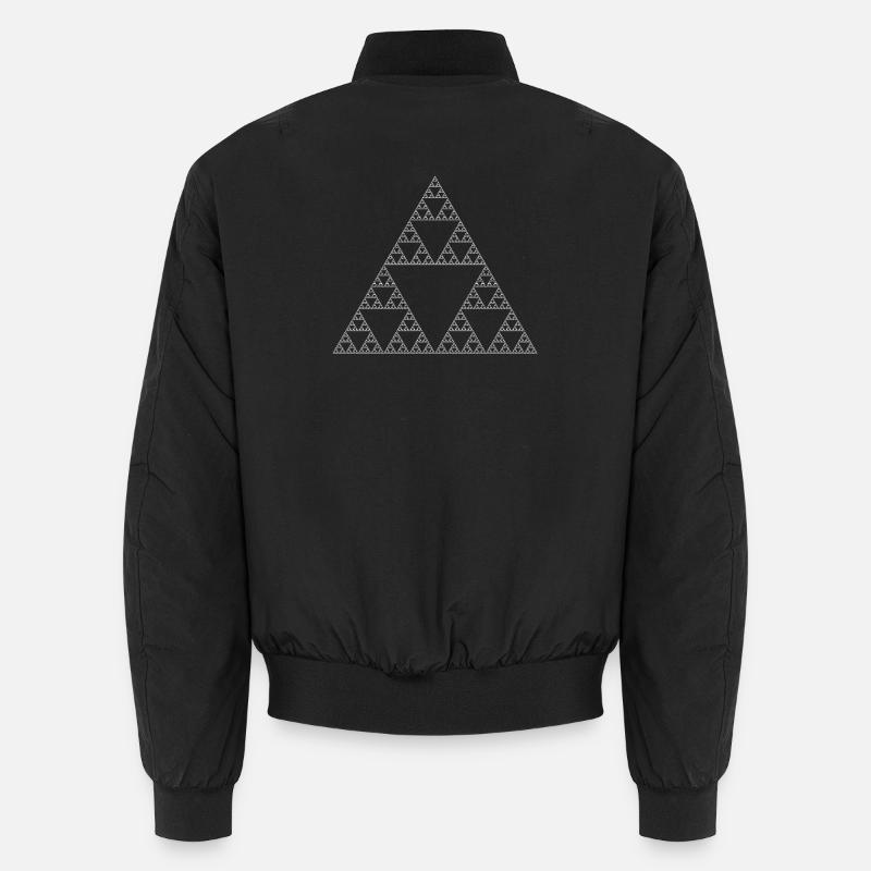 Sierpinski Dreieck Sierpinski Dichtung Sierpinski Unisex Bomberjacke
