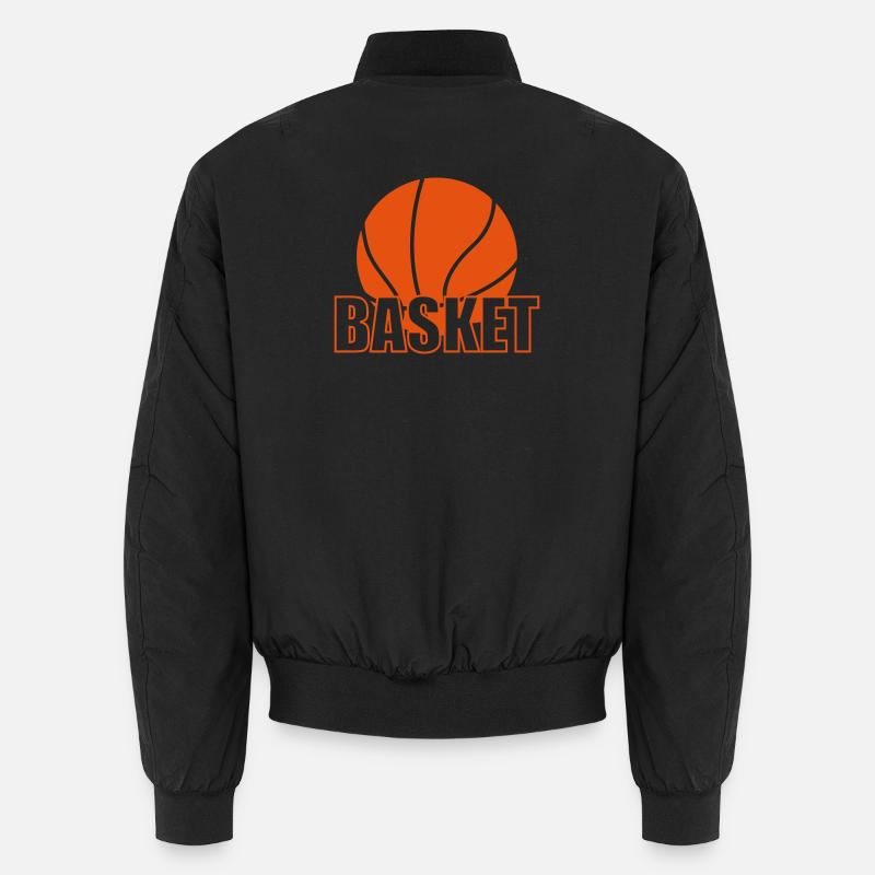 Basket - Unisex Bomberjacke - Schwarz