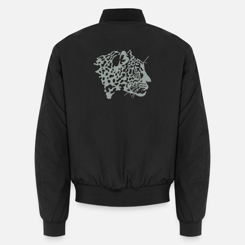 guépard - Bomber unisexe - noir