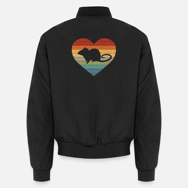 Rat rats - Unisex Bomber Jacket - black