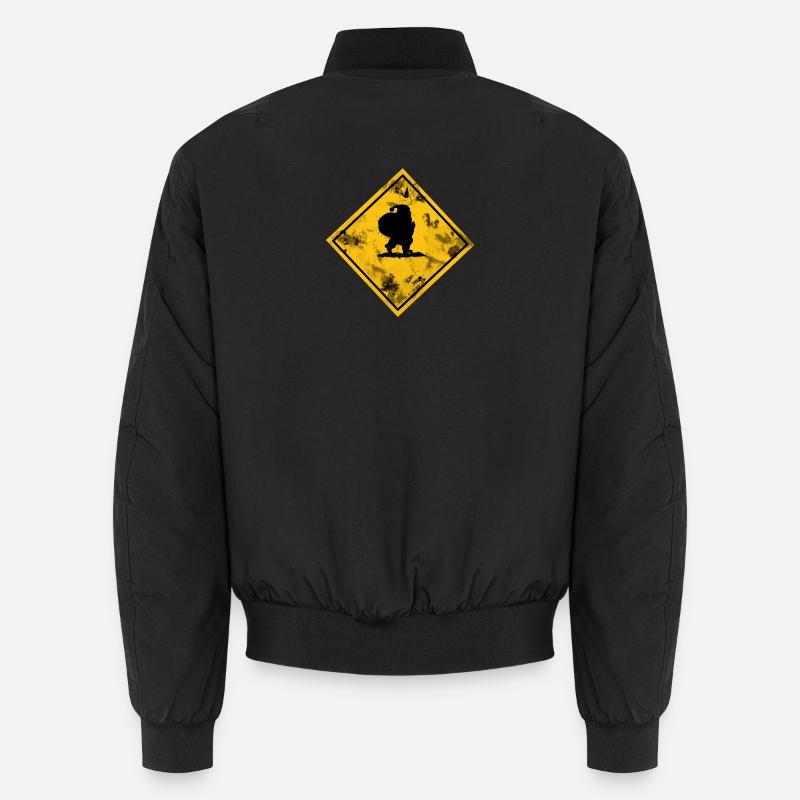 Santa Crossing - Unisex Bomber Jacket - black