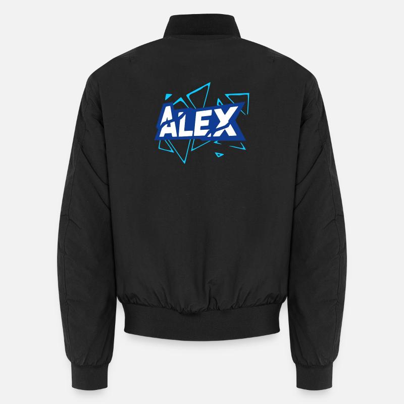 Alex - Unisex Bomberjacke - Schwarz