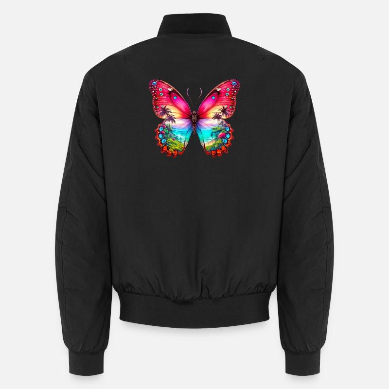 Schmetterling Unisex Bomberjacke