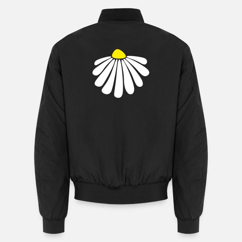 Blume Energie Margarithe Blüte Sommer Natur Unisex Bomberjacke