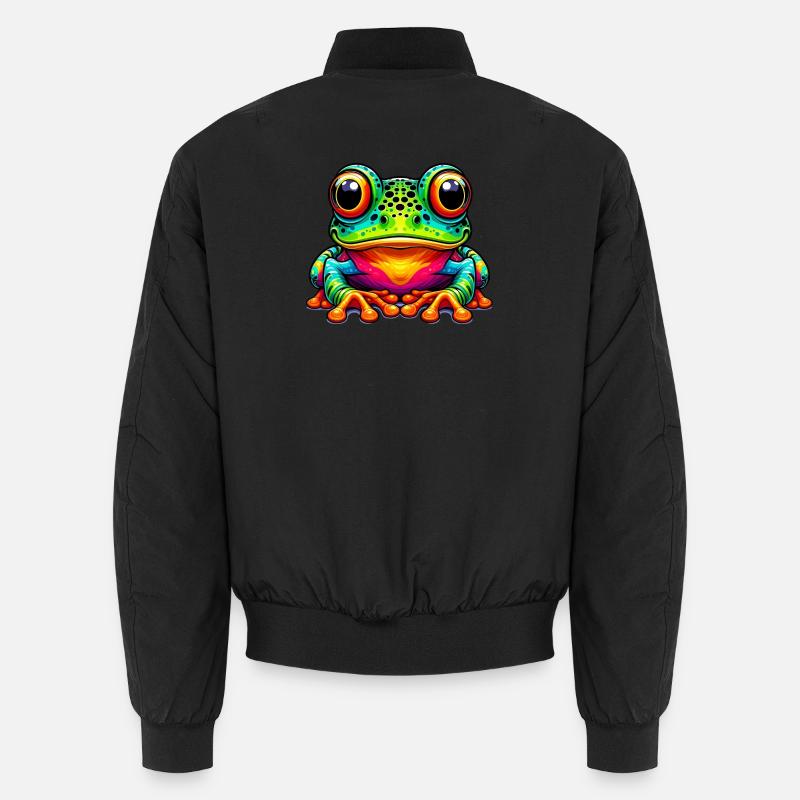 Frosch - Unisex Bomberjacke - Schwarz