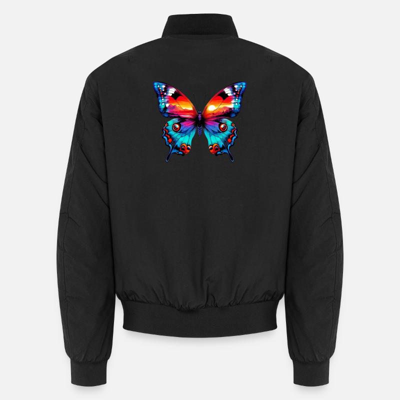 Schmetterling Unisex Bomberjacke