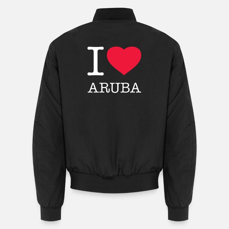I LOVE ARUBA Unisex Bomberjacke