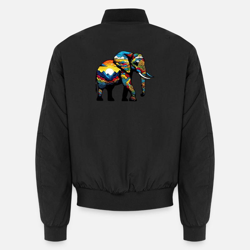 Éléphant Bomber unisexe