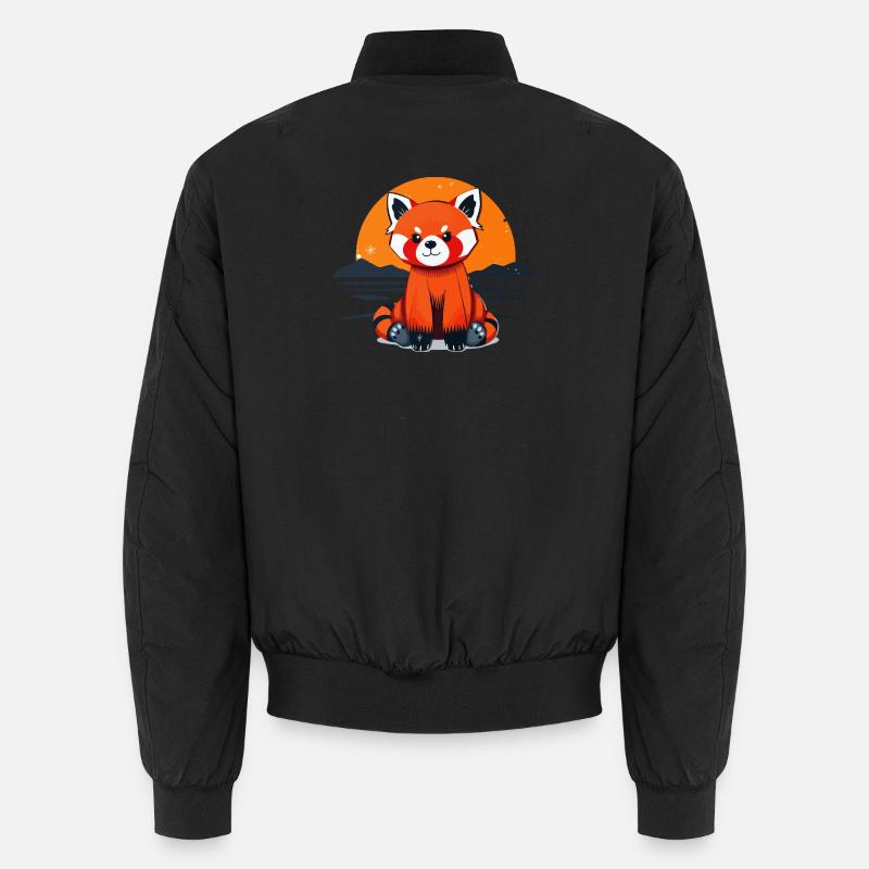 Charmant panda roux Bomber unisexe