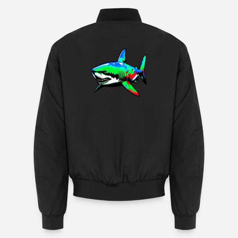 Shark Unisex Bomber Jacket