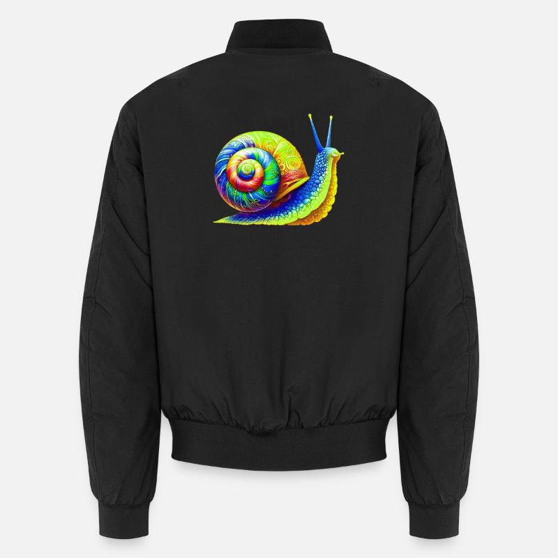 Escargot - Bomber unisexe - noir