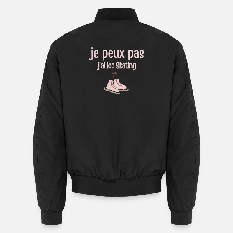 je peux pas j’ai Skating - Bomber unisexe - noir