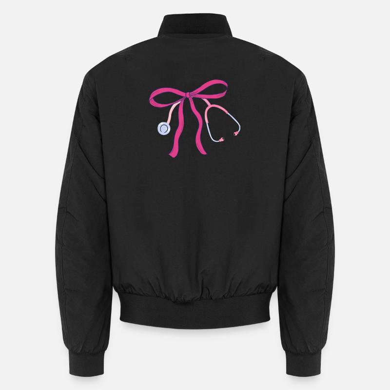 Nurse Stethoscope Knot Unisex Bomber Jacket