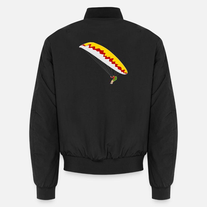 Colorful paraglider Unisex Bomber Jacket