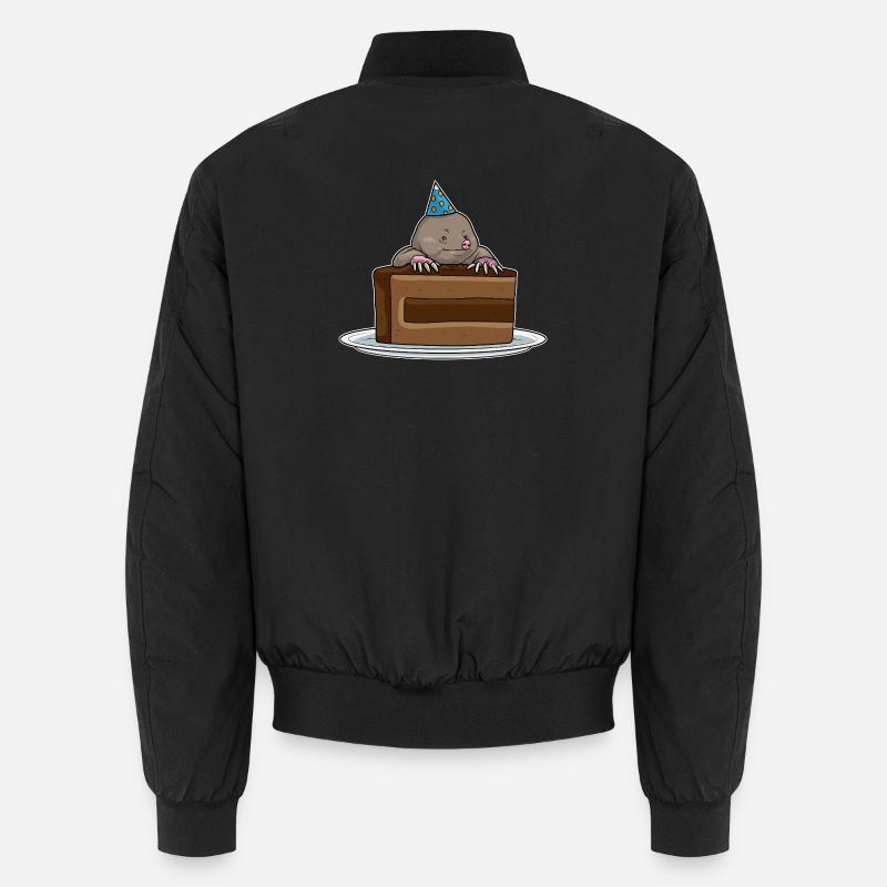 Mole Birthday Cake Unisex Bomber Jacket