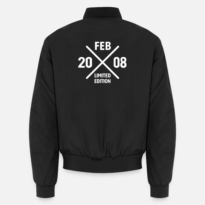 Édition limitée cadeau d’anniversaire de février 2008 Bomber unisexe