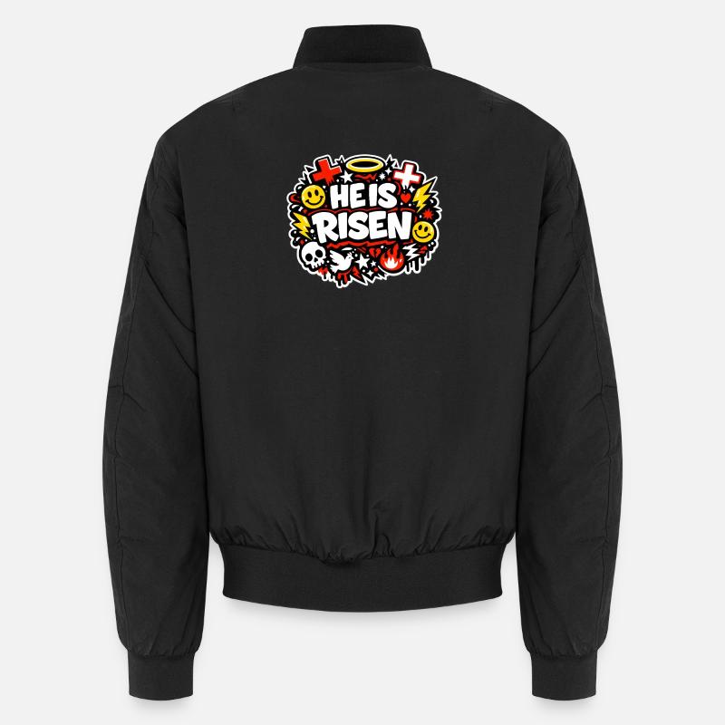 he is risen Unisex Bomber Jacket