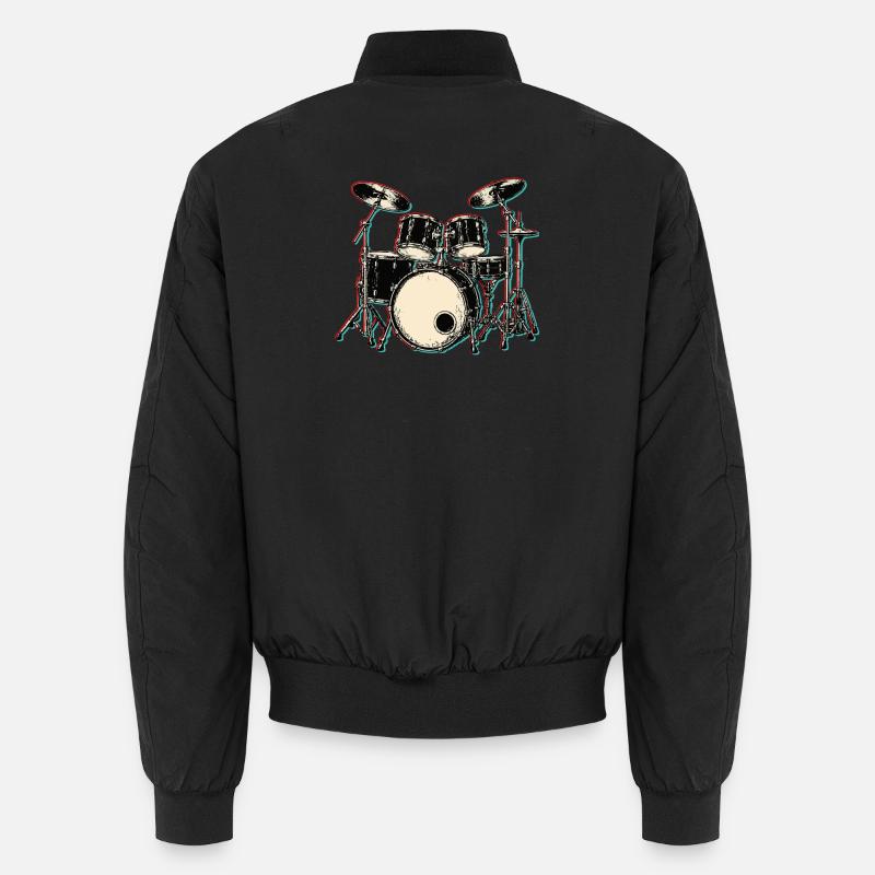 Schlagzeug Unisex Bomberjacke