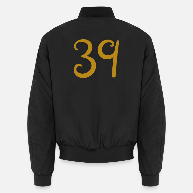39 - Unisex Bomberjacke - Schwarz