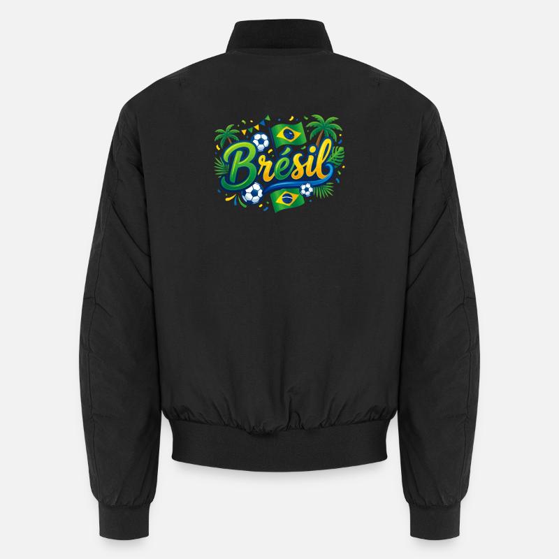 Brésil - Bomber unisexe - noir