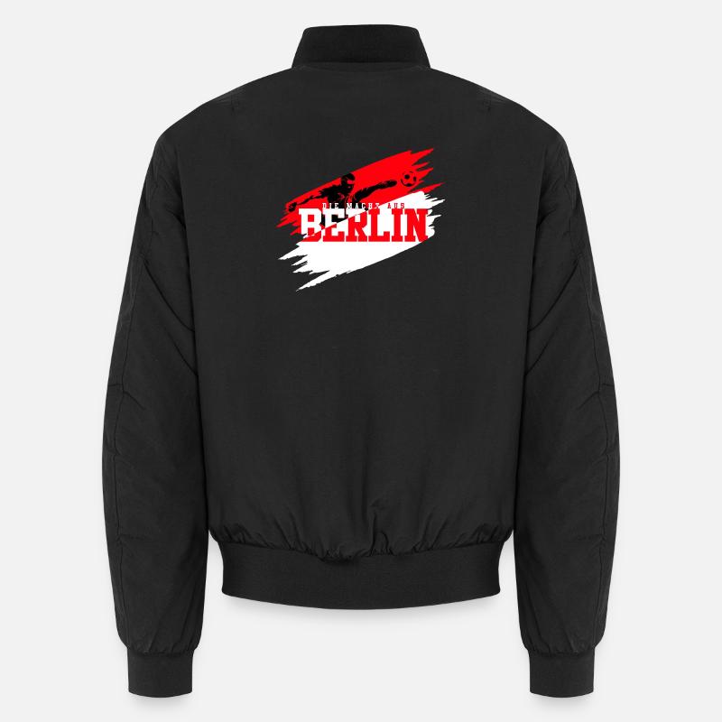 Fußball Berlin - Unisex Bomberjacke - Schwarz