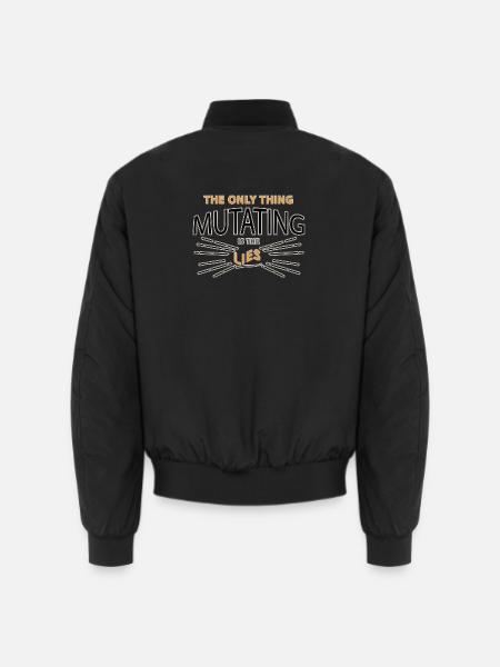 Spruch - Unisex Bomberjacke - Schwarz