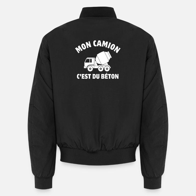 chantier, chef de chantier, engin de chantier Bomber unisexe