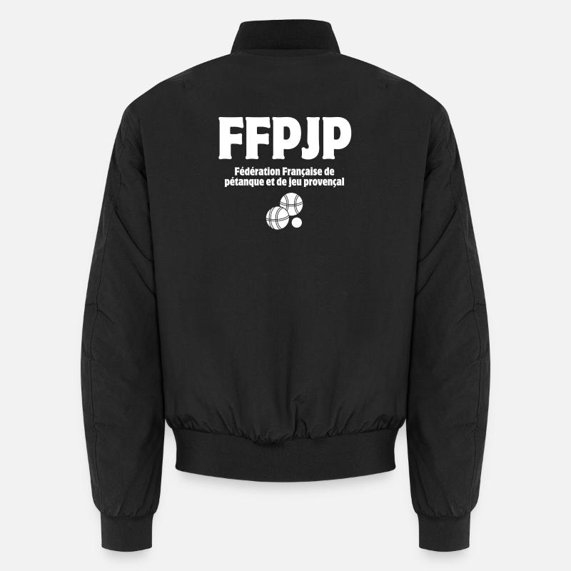 pétanque, pétanque player, pétanqueur Unisex Bomber Jacket