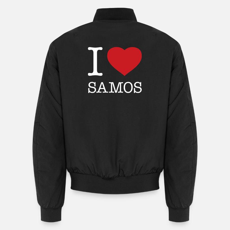 J’ADORE SAMOS - Bomber unisexe - noir