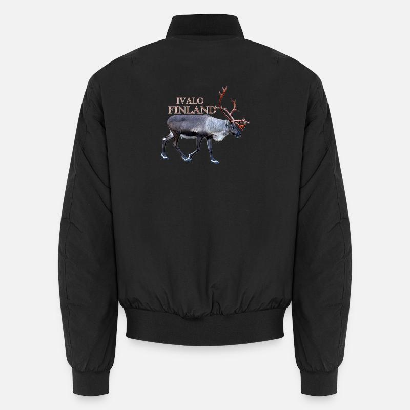 Ivalo - Unisex Bomberjacke - Schwarz