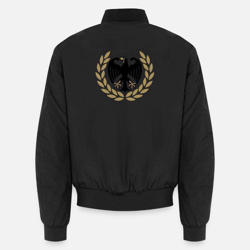 German Weight Lifting Adler - Unisex Bomber Jacket - black