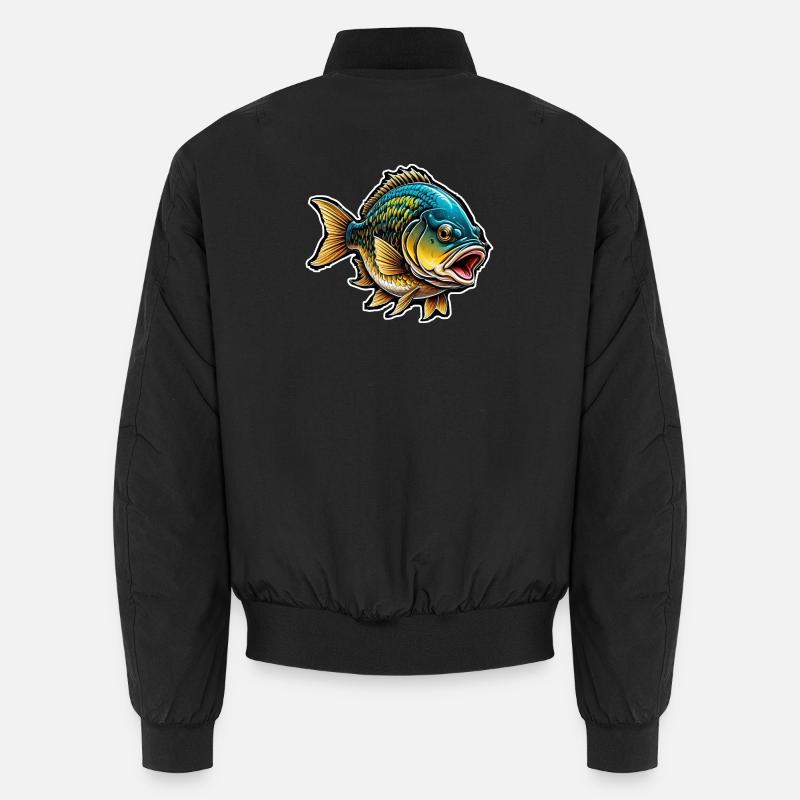 Poisson Saumon Mer Lac Océan Pêcheur Cadeau de pêche Bomber unisexe