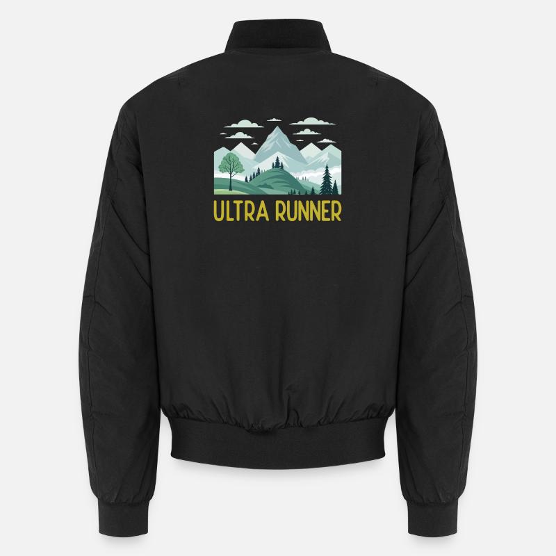 Ultra Runner - Unisex Bomber Jacket - black