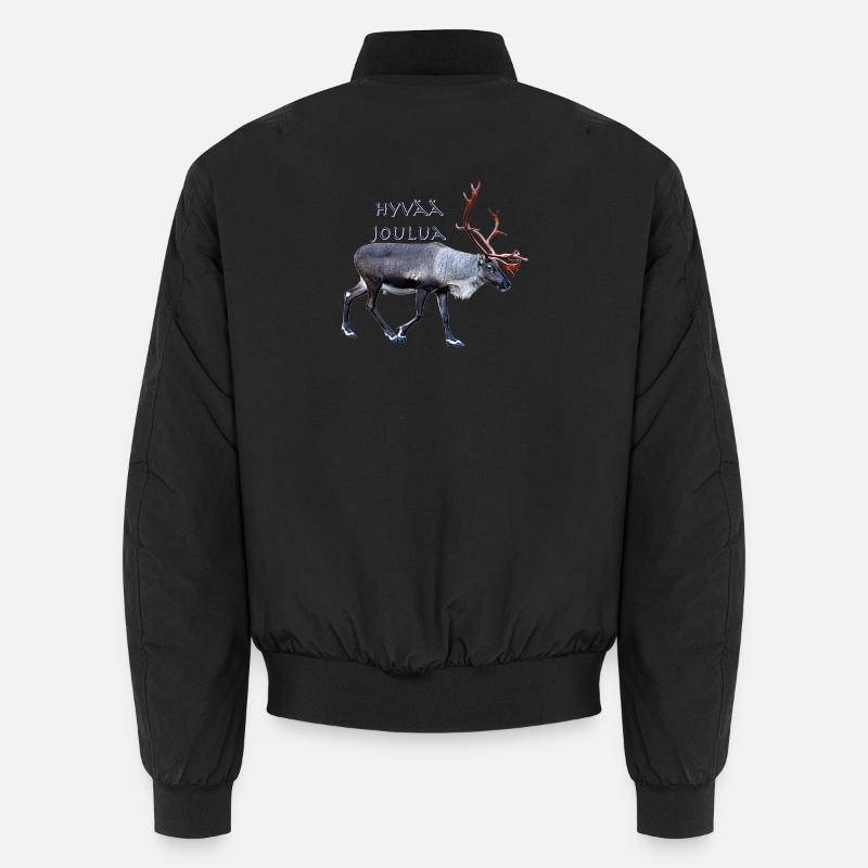 Hyvaa Joulua - Unisex Bomberjacke - Schwarz