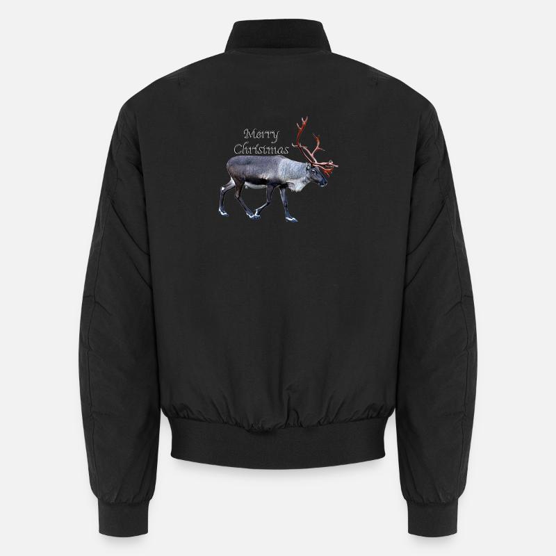 Frohe Weihnachten Unisex Bomberjacke