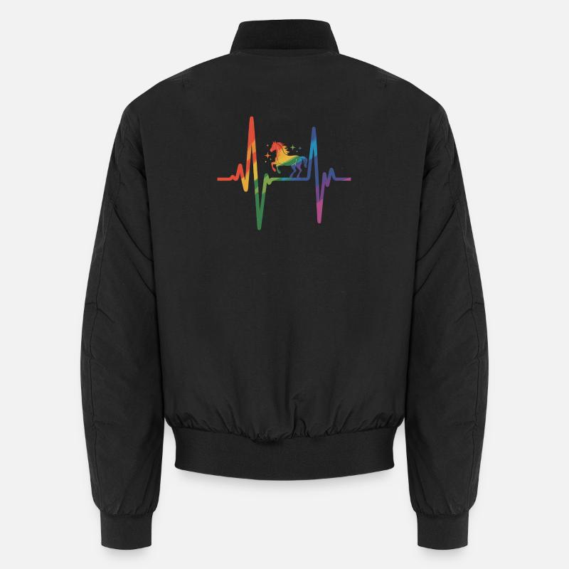 Pferd Unisex Bomberjacke