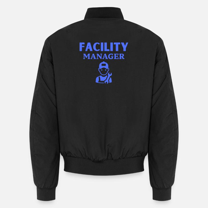  Facility Manager - Unisex Bomberjacke - Schwarz
