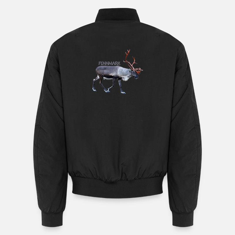 FINNMARK - Unisex Bomberjacke - Schwarz