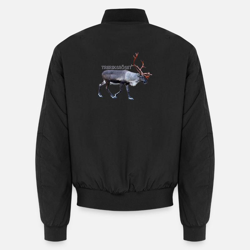 DREI-LÄNDER-ROSETTE - Unisex Bomberjacke - Schwarz